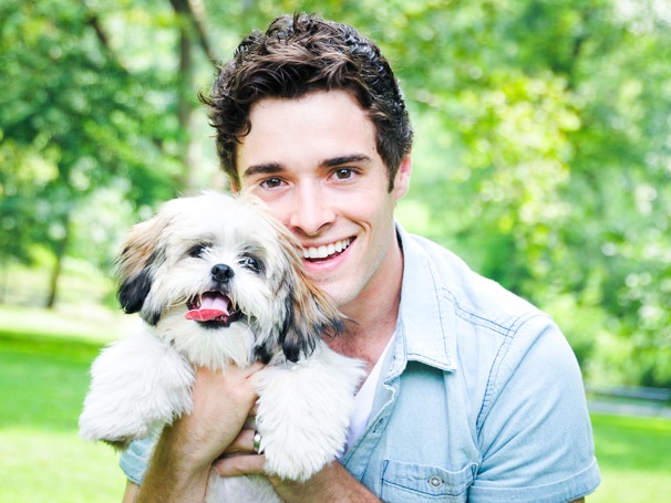 King of the Dog Park! Newsies Star Corey Cott Unleashes His New Puppy, Theo