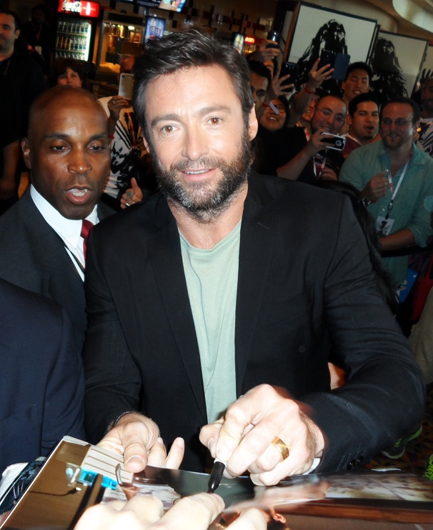 Tony Winner Hugh Jackman Thrills Wolverine Fans at Times Square Event