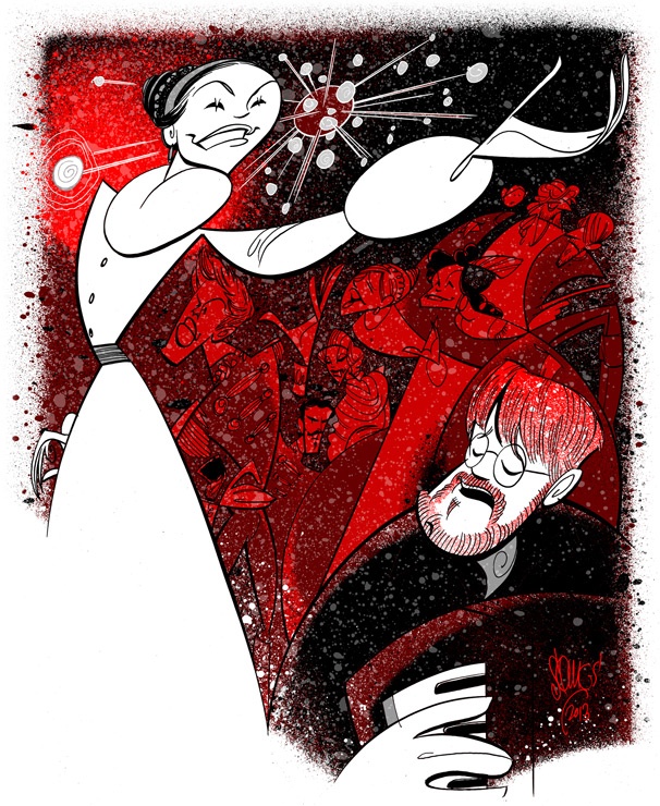 Squigs Pens a High Society Sketch of Natasha, Pierre and the Great Comet of 1812