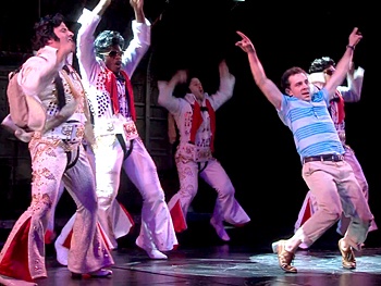 Show Girls and Skydiving Elvises! Watch Rob McClure, Tony Danza & More Win Big in Honeymoon in Vegas