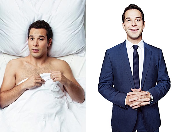 What’s Up, Skylar Astin? The Ground Floor Star on His Shirtless Billboard, Spring Awakening Pals & Pitch Perfect Romance