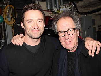 Hugh Jackman Is ‘Very Interested’ in Geoffrey Rush's Drowsy Chaperone Film (and Not a Wolverine Musical)