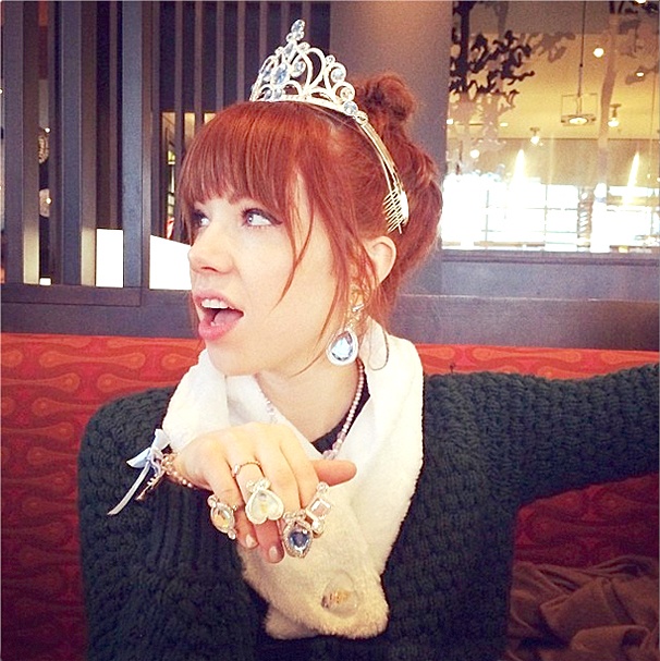 See Carly Rae Jepsen Decked Out in Radiant Royal Gems Before She Steps Into Cinderella's Slippers