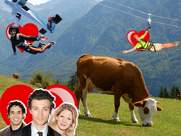 On a Zip Line? In a Cow Pasture?! Adam Jacobs, Kelli O'Hara & More Reveal Their Craziest Make-Out Spots