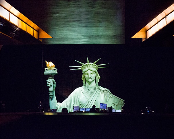 Hello, Lady Liberty! See the New Star of the Rockettes Extravaganza Heart & Lights at Radio City