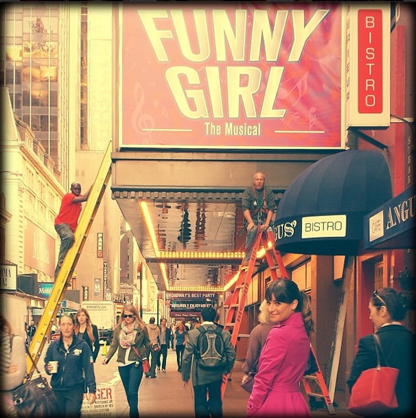 Lea Michele as Fanny Brice in Funny Girl on Broadway! No, Really! Maybe Soon!