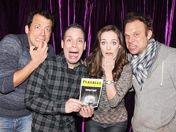 AHHH! John Tartaglia, Robin De Jesus, Laura Osnes & Norbert Leo Butz Brave Disaster!