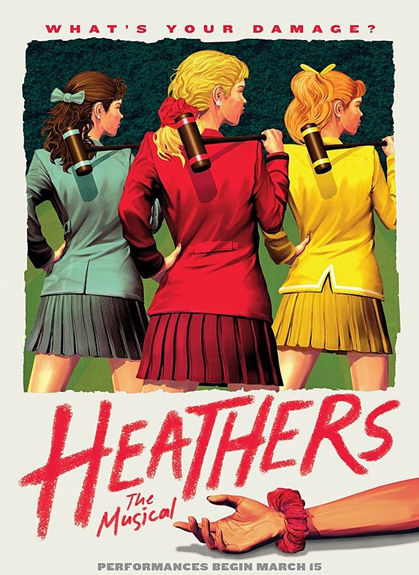 Strip Croquet, Anyone? Check Out This Very Poster For Off-Broadway's Heathers: The Musical
