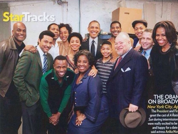 The Obamas Meet the Youngers! See the President & First Lady’s Date Night at A Raisin in the Sun