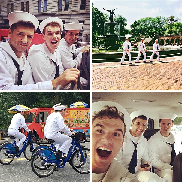 Ahoy, Sailors! Tony Yazbeck, Jay Armstrong Johnson & Clyde Alves Suit Up and Go On the Town