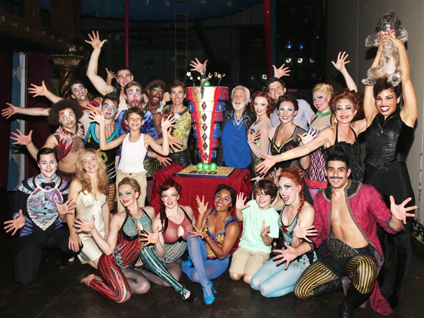The Cast of Pippin Celebrates 500 High-Flying Performances Under the Broadway Big Top