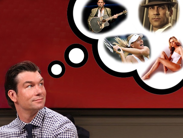 New Feature! Seminar's Jerry O'Connell Shares His Obsession with Maria Sharapova, Shazaam, Once & More