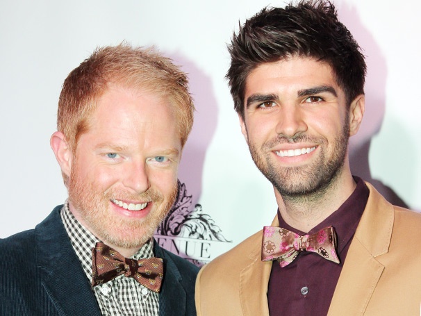 Stars Come Out to Celebrate Modern Family Star Jesse Tyler Ferguson's Tie the Knot Collection