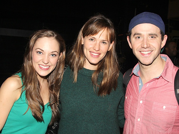 Jennifer Garner Has an Evening Fit for a Princess with Cinderella's Laura Osnes & Santino Fontana