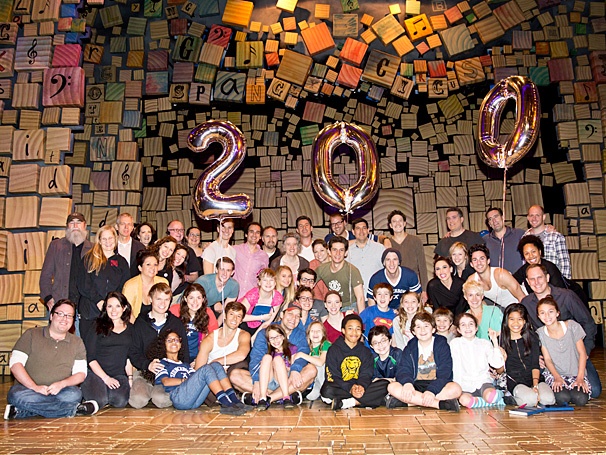 Broadway Says Matilda's a Miracle! Lesli Margherita, Gabriel Ebert & Cast Celebrate 200 Performances