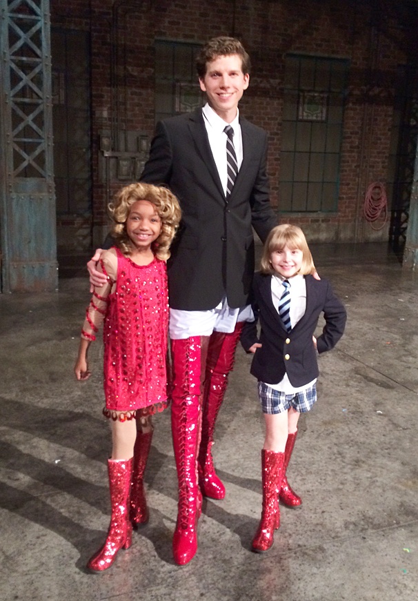 Drag or Treat! Annie's Tyrah Skye Odoms & Brooklyn Shuck Show Off Their Kinky Boots Duds to Stark Sands