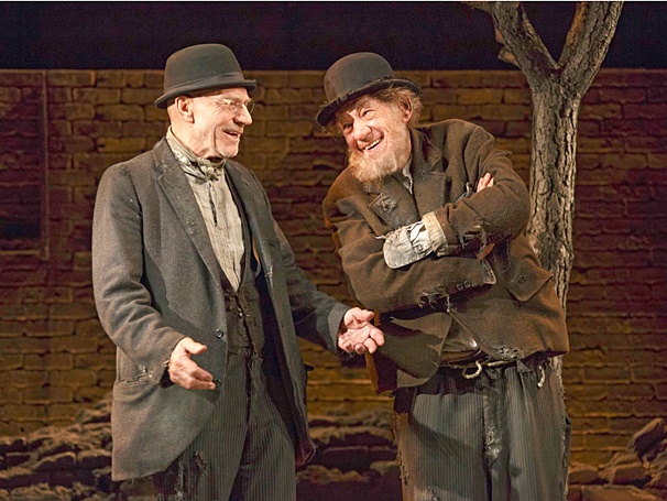 Meet Didi & Gogo! Get an Absurd First Look at Patrick Stewart & Ian McKellen in Waiting For Godot