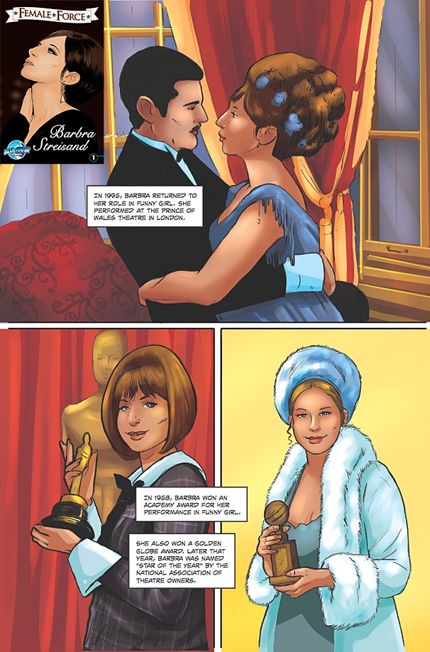 It’s a Bird, It’s a Plane… It’s Barbra! Streisand Gets Comic Book Treatment