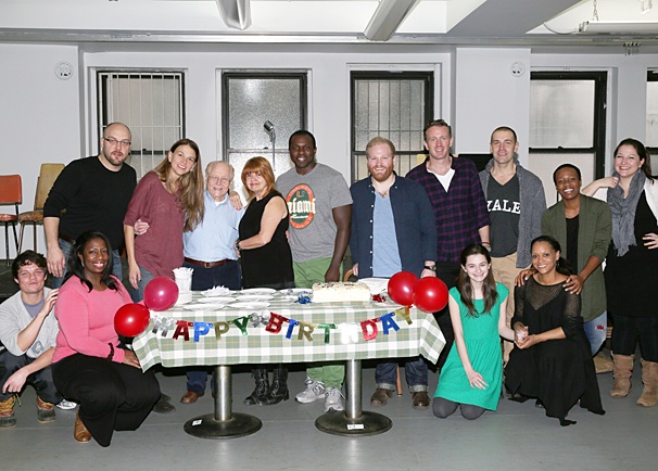 Sutton Foster & the Cast of Violet Surprise Musical Coordinator Seymour ‘Red’ Press on His 90th Birthday
