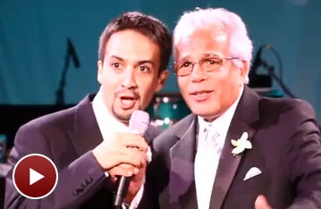 L’Chaim! In the Heights' Lin-Manuel Miranda Toasts His Bride on Their Wedding Day