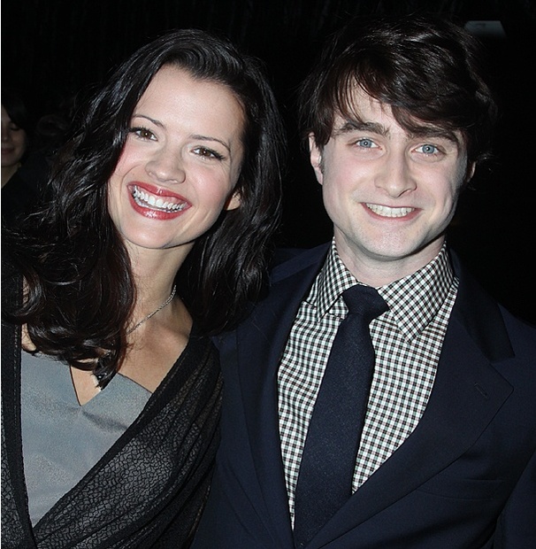 Daniel Radcliffe Shows Off How to Succeed Ingenue Rose Hemingway on Harry Potter Red Carpet