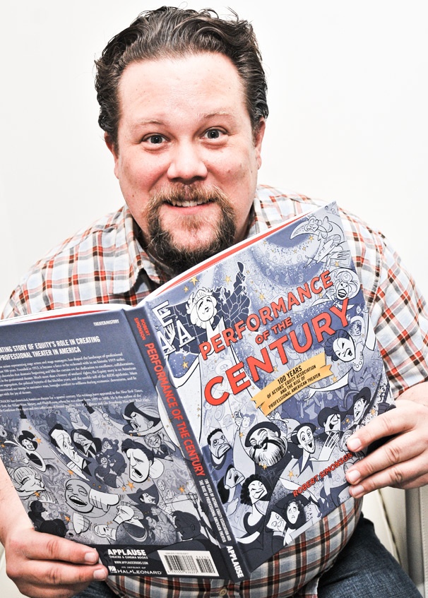 Broadway.com's Justin 'Squigs' Robertson Pens Cover Collage for New Book Performance of the Century