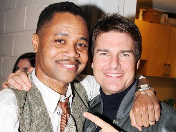 Show Us the Money! Tom Cruise Reunites with Jerry Maguire Co-Star Cuba Gooding Jr. at The Trip to Bountiful