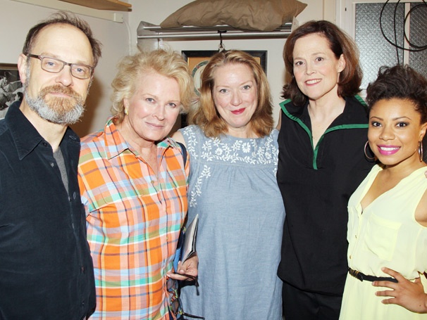 Candice Bergen Visits Pal Sigourney Weaver and Gang at Vanya and Sonia and Masha and Spike