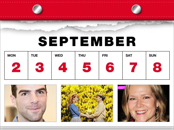 Zachary Quinto Goes Live, Big Fish Swims to Broadway & Rebecca Luker Casts a Spell in This Week’s Datebook