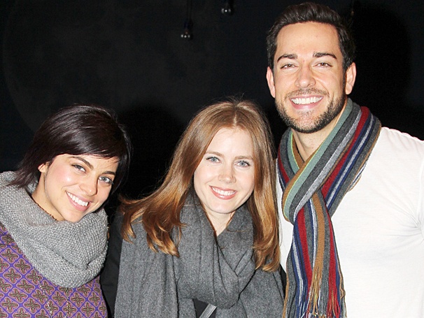 Amy Adams Enchants Krysta Rodriguez & Zachary Levi Backstage at First Date