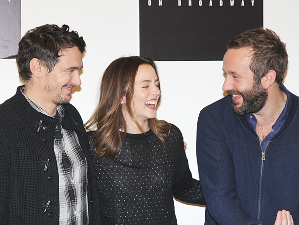 Why Is Broadway Like Sex? Of Mice and Men Stars James Franco, Leighton Meester & Chris O’Dowd Explain