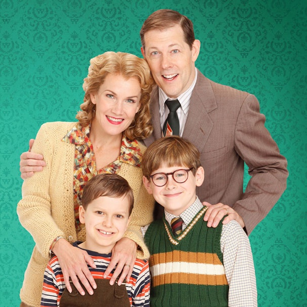 See Erin Dilly, John Bolton and the Christmas Story Kids Get Cozy in a Jolly Family Photo