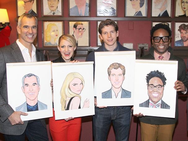 Kinky Boots’ Billy Porter, Stark Sands, Annaleigh Ashford & Jerry Mitchell Say Yeah to Sardi’s Portraits