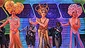 Wade McCollum, Scott Willis & Bryan West in the national tour of 'Priscilla Queen of the Desert'