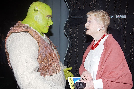 Angela Lansbury at Shrek - Brian d'Arcy James - Angela Lansbury (talking)
