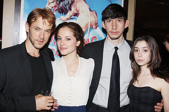 The Retributionists Opening Night – Adam Rothenberg – Margarita Levieva – Adam Driver – Cristin Milioti