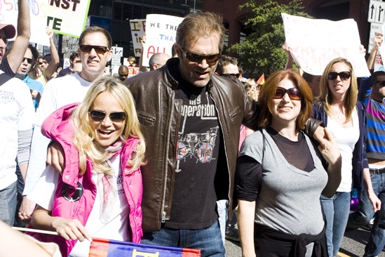 Hair at the National Equality March - Kristin Chenoweth - Marc Kudisch - Anne L. Nathan