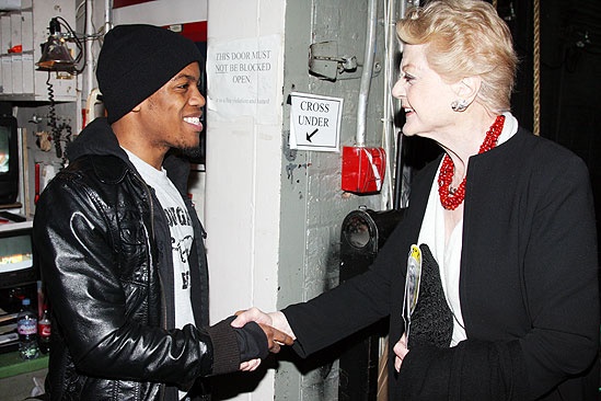 Angela Lansbury and Raul Esparza at Superior Donuts – Angela Lansbury – Jon Michael Hill