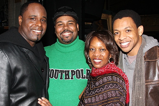 Alfre Woodard at Memphis - 3 - J. Bernard Calloway - James Monroe Iglehart - Alfre Woodard - Derrick Baskin