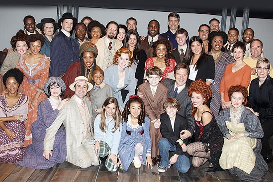 Lea Michele at Ragtime – cast photo