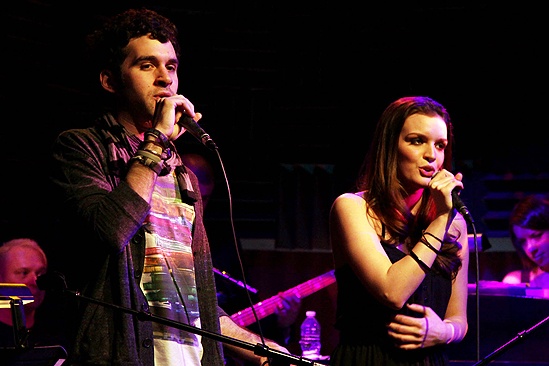 Damiano and Chanler-Berat at Joe’s Pub - Adam Chanler-Berat - Jennifer Damiano (onstage)