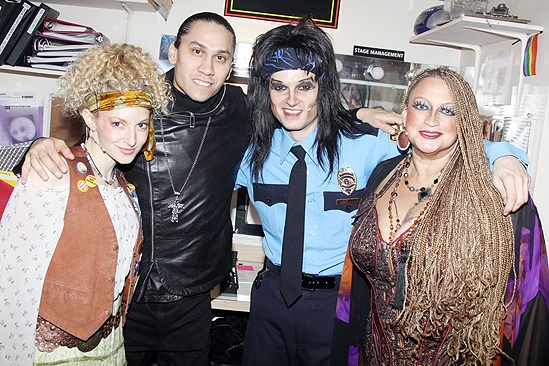 Taboo at Rock of Ages - Lauren Molina - Jeremy Woodard - Michele Mais