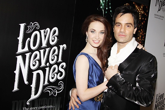 Love Never Dies Opening - Sierra Boggess - Ramin Karimloo - poster