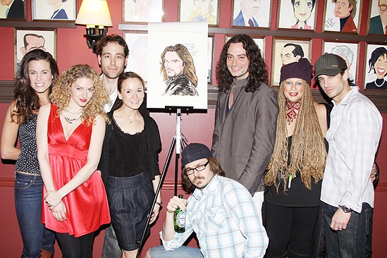 Constantine Maroulis at Sardi’s – cast – Constantine Maroulis