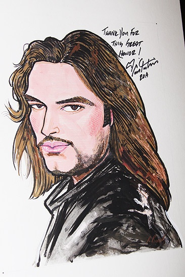Constantine Maroulis at Sardi's - The Portrait