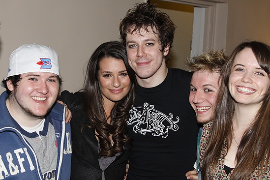 Lea Michele Visits American Idiot – Brian Charles Johnson – Lea Michele – John Gallagher - Gerardo Canonico - Phoebe Strole