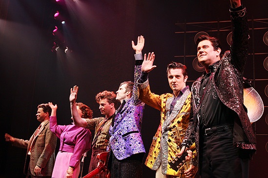 Million Dollar Quartet Opening – Cast - bow