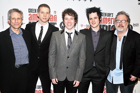 American Idiot Opening – Ira Pittelman – Stark Sands – John Gallagher Jr. – Michael Esper – Tom Hulce
