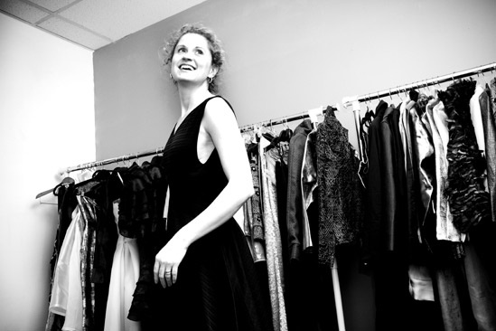 Karine Plantadit and Christiane Noll Tony shopping – Christiane Noll (smiling)