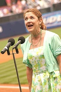 Victoria Clark at Shea Stadium - Victoria Clark (singing1)